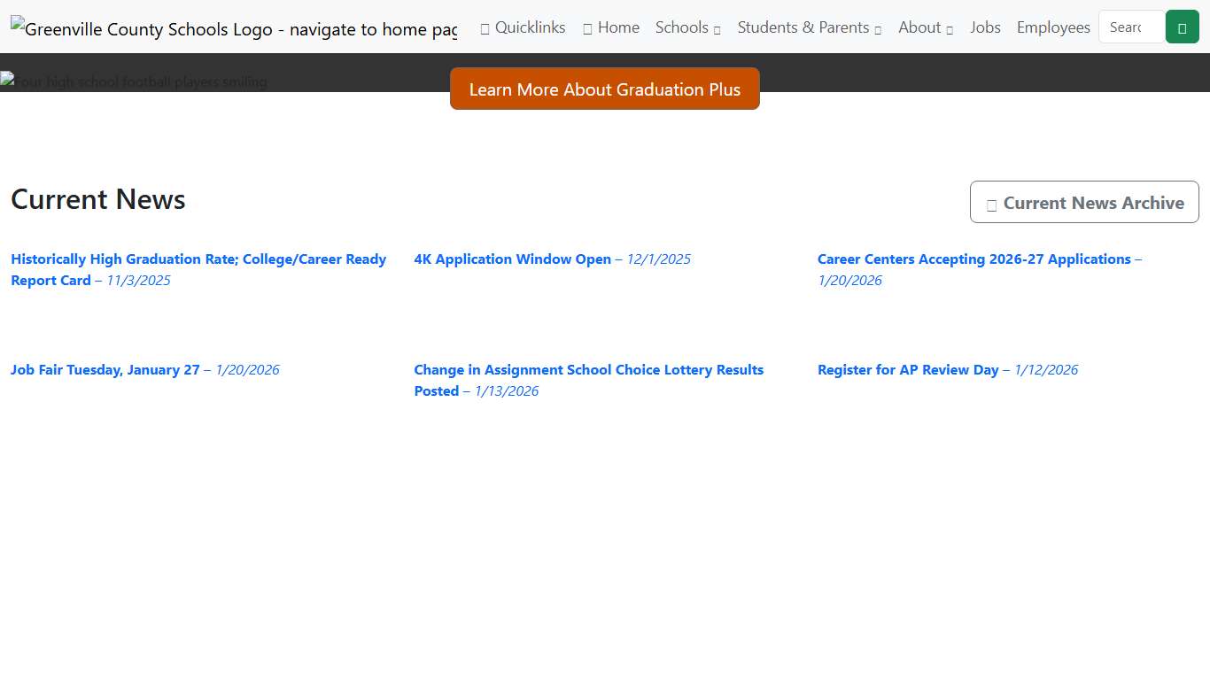 Welcome to Greenville County Schools Online