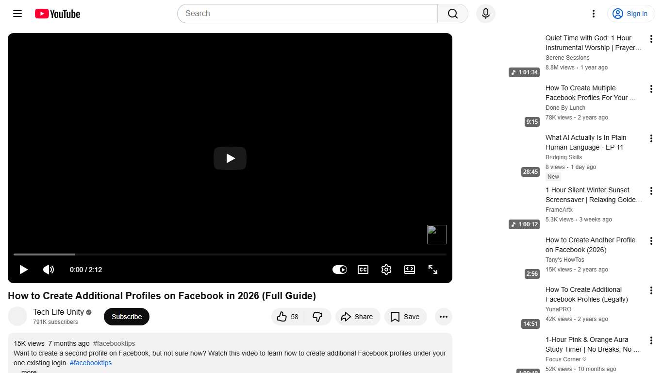 How to Create Additional Profiles on Facebook in 2026 (Full Guide) - YouTube
